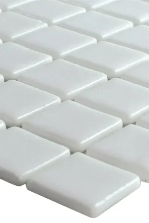 Super Prix Verre Piscine Mosaïque Antonio Blanc