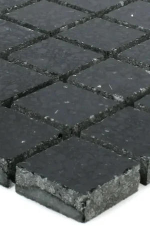 Soldes Carrelage Mosaïque Quarz Résine Noir 23