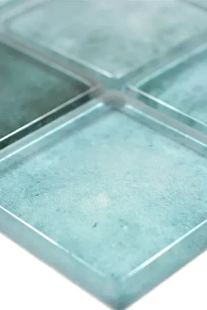 Top Vente Mosaïque En Verre Carrelage Clementine Vert