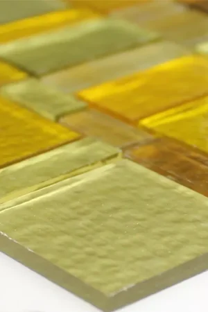 Verre Carrelage Trend-Vi Mosaïque Liberty Ochre Offre Spéciale
