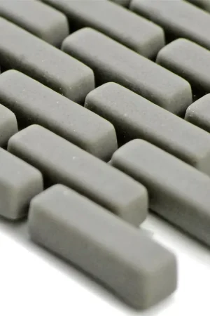 Vente Directe Mosaïque En Verre Carrelage Kassandra Gris Brun Brick Mat