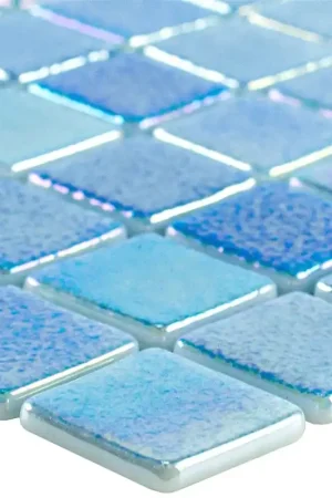 Affaire À Saisir Verre Piscine Mosaïque McNeal Bleu Clair 25