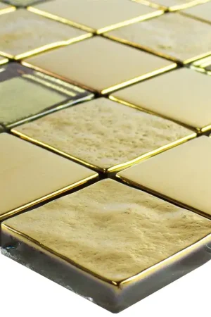 Vente Directe Mosaïque En Verre Carrelage Midland Or