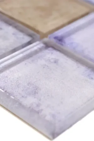 Acheter En Ligne Mosaïque En Verre Carrelage Clementine Bleu