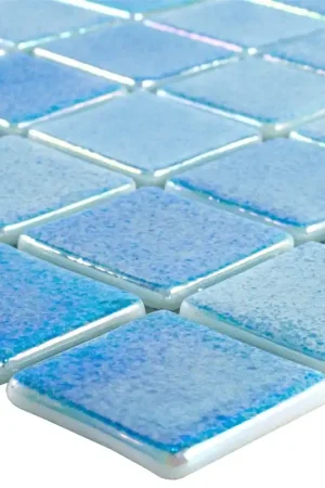 Verre Piscine Mosaïque McNeal Bleu Clair 38 Expédition Rapide