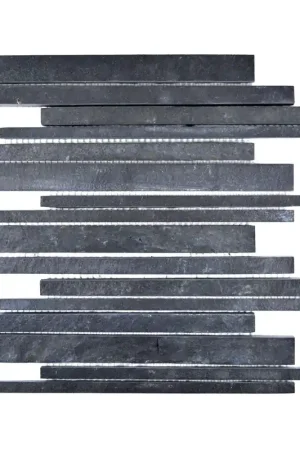 Achetez Aujourd'hui Mosaïque Carrelage Pierre Naturelle Lyra Ardoise Noir
