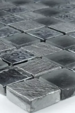 Super Prix Mosaïque Verre Pierre Naturelle Orlando Noir