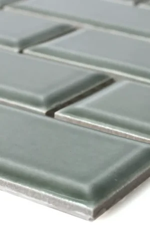 Top Vente Céramique Mosaïque Carrelage Devon Metro Facette Petrol