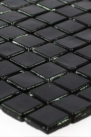 Acheter Direct Mosaïque Verre Mini Noir Brillant