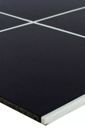 Aluminium Mosaïque Carrelage Lenora Auto Adhésif Noir Nouvel Arrivage