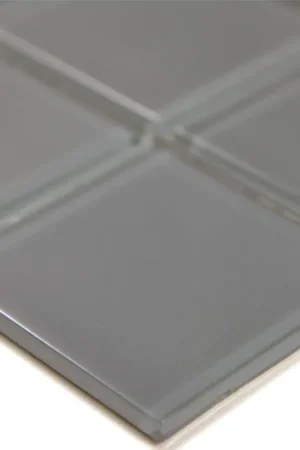 Solde Mosaïque En Verre Carrelage Brahma Gris Uni