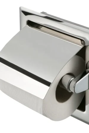 Commander Vite Geesa Hotel Porte-rouleau encastré avec clapet Chrome