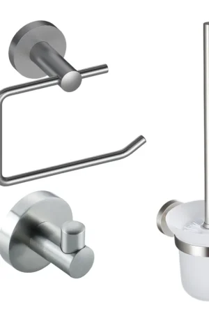 Affaire À Saisir Fortifura Calvi Ensemble WC 3 pièces Acier inoxydable brossé PVD (inox)