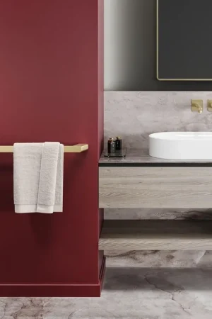 Affaire À Saisir Geesa Shift Porte-serviettes 65cm Or brossé