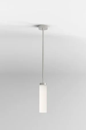 Affaire À Saisir Astro Kyoto LED Pendant Eclairage plafond 86.5 - 135.5cm LED IP44 éclairage intégré Nickel mat