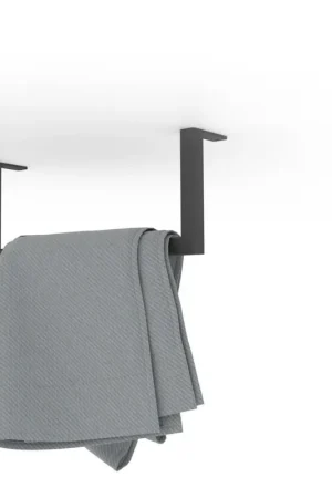 Vente Directe Looox Rail Porte-serviettes 35x14cm - noir mat