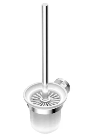 Achat Immédiat Ideal Standard Iom Porte-balai WC mural avec coupelle en verre mat chrome mat