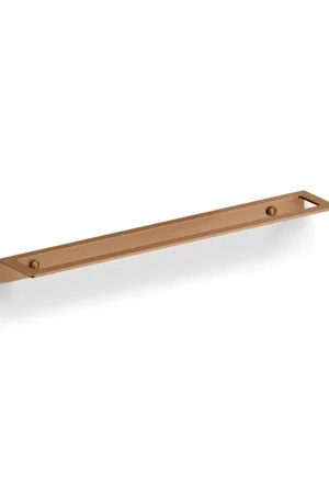 Promotion Saisonnière Clou Fold handdoekrek 45 cm brons geborsteld PVD
