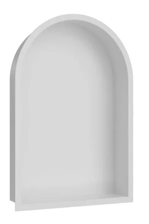 Wiesbaden Demis Niche encastrée - 30x45x7cm - arc arrondi - blanc mat Solde