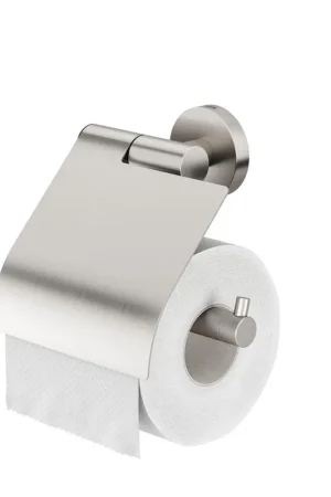 Affaire À Saisir Tiger Boston Porte-rouleau de papier toilette - avec clapet - acier inoxydable brossé