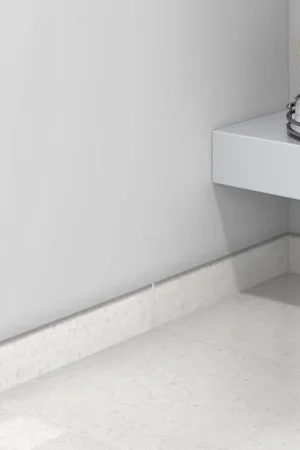 Usine Directe Plinthe carrelage PL GRANITO, aspect pierre blanc, h 7.00 x L 60.00 cm