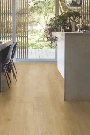 Sol stratifié MAJESTIC Quick Step, aspect Bois chêne des bois naturel, lame 24.00 x 205.00 cm Paiement Sécurisé