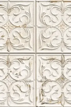 Achat Immédiat Carrelage sol traditionnel Doyen Lis blanc 33x33 cm