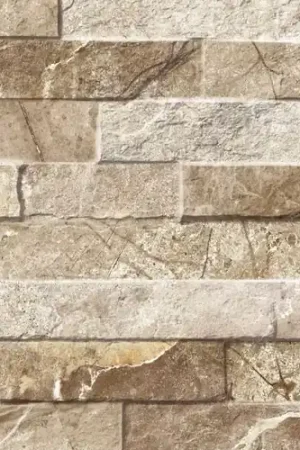 Carrelage effet parement Minerai mix 25x60 cm Promotion Saisonnière