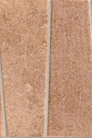 Carrelage effet parement Civita trapez naturel 15x30 cm Certifié