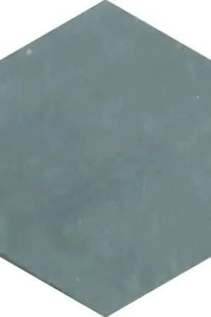 Vente Flash Carrelage sol et mur effet zellige Nomade vert 13,9 CM HEX.