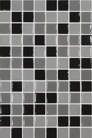 Top Vente Mosaïque Mélange Noir/Gris 31,5 x 31,5 cm
