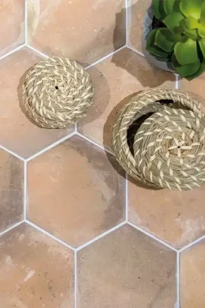 Carrelage Effet Terre Cuite Wow Hexa Cottage 14x16 Dernière Chance