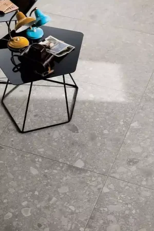 Meilleur Prix Carrelage intérieur terrazzo blanc RR01 Vit Norr Mirage