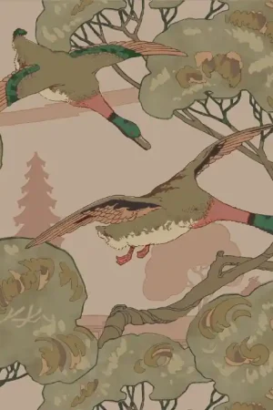 Papier peint Grand Flying Ducks Nouvelle Collection