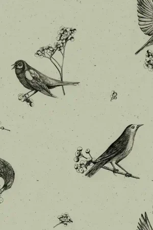 Produit De Marque Papier peint Sweet Birds