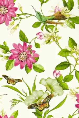Papier peint Pink Lotus Bon Plan