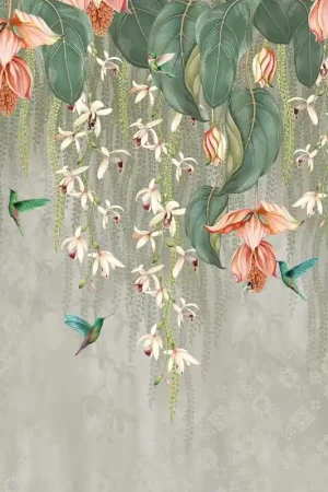 Papier peint panoramique Trailing Orchid Metallic Commander Maintenant