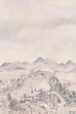 Papier peint panoramique Japanese Chinoiserie Remise