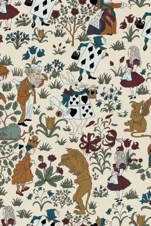 Papier peint Alice in Wonderland Achat Immédiat