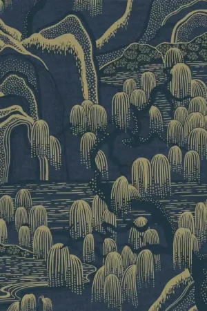 Papier peint Indigo Garden Nouvelle Collection