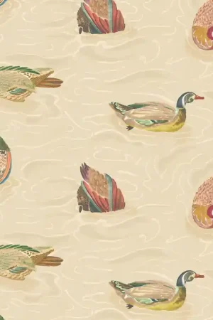 Papier peint Duck Pond Prix Réduit