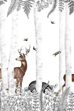 Papier peint panoramique Woody Chesnut Prix Choc