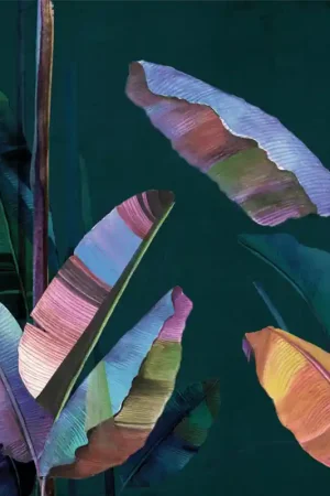 Dernière Chance Papier peint panoramique Feuilles