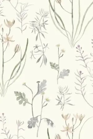 Authentique Papier peint Alpine Botanical