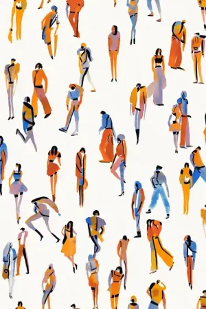 Papier peint Unique People Pas Cher