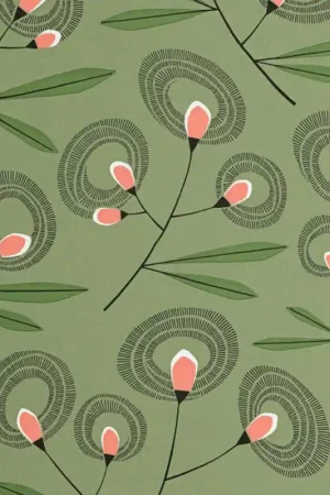 Authentique Papier peint Halo Flower