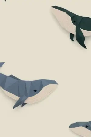 Papier peint Whale Bon Marché