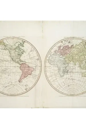 Affaire À Saisir Papier peint panoramique Minimal Map