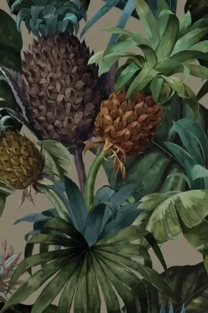 Papier peint panoramique Tropical Pineapple Livraison Express