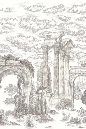Seulement Aujourd'hui Papier peint panoramique Lin Ruins
